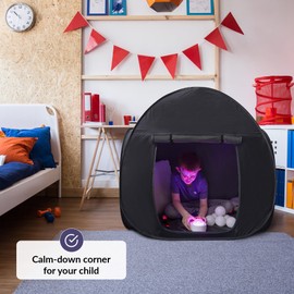 Sensory Tent | Calm Corner for Children to Play and Relax | Sensory Corner | Helps with Autism, SPD, Anxiety & Improve Focus | Black Out Sensory Tents for Autistic Children | Small