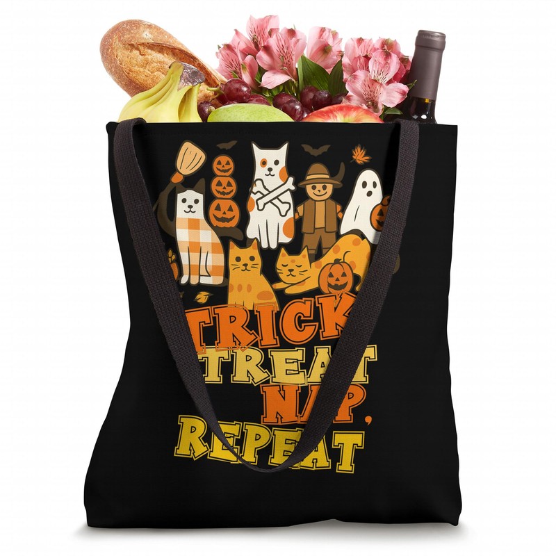 TRICK TREAT NAP REPEAT Tote Bag