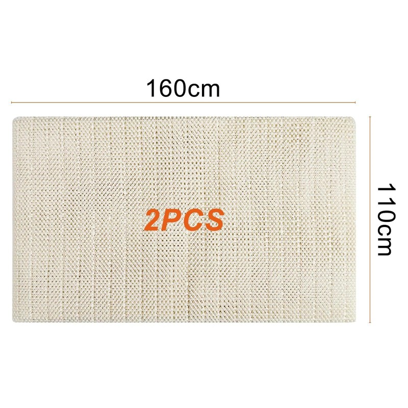 Comzantor Pack of 2 Carpet Stoppers, Non-Slip Mats for Carpet,
