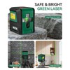 Nikotek Laser Level Self-Leveling Green Beam Horizontal and Vertical Crossline
