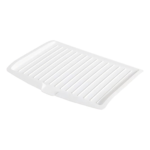 ANDRSAN Kitchen Utility Draining Board, Light Weight, Space Efficient, Water Drain (White)