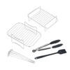 Double Layer Baking Grill Stainless Steel Dishwasher Safe Heat Evenly