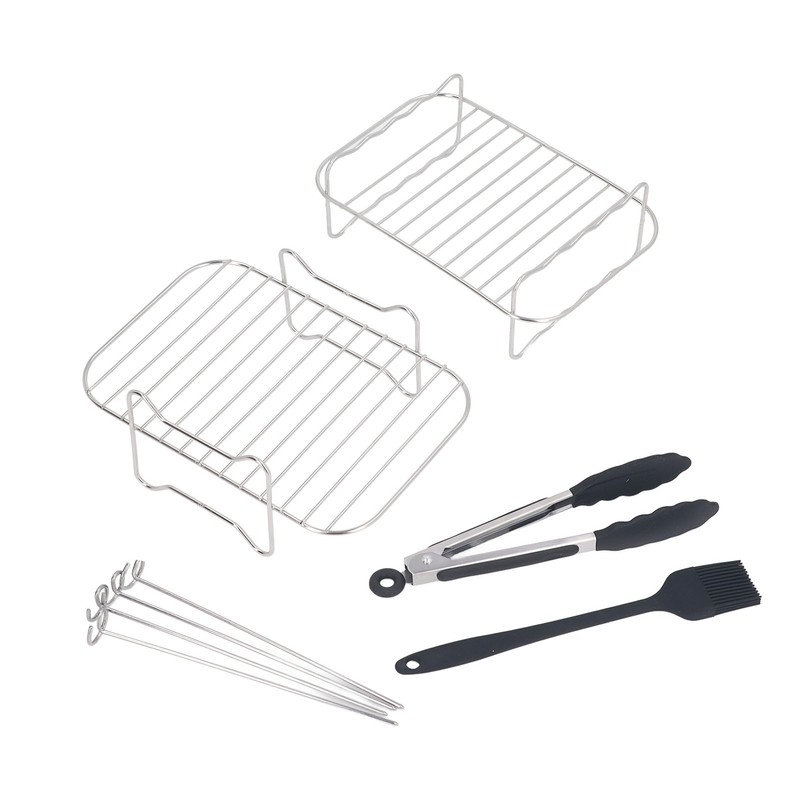 Double Layer Baking Grill Stainless Steel Dishwasher Safe Heat Evenly