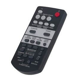 Replaced Remote fit for Yamaha Soundbar YAS-103 YAS-107 YAS-108 YAS 1080 YAS-207 YAS 106 YAS-203 ATS-1070 ATS-1060 YAS-105 ZV28960 ZV289600 ATS-1080 ATS-1030 YAS-93 FSR66 ZJ78750