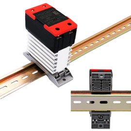 LCLCTC SSR 120 DA Solid State Relay DC to AC (Input 3-32V DC Output 24-480V AC) with Radiator,120A,Resistive Load ≤60Amp, inductive Load ≤20Amp
