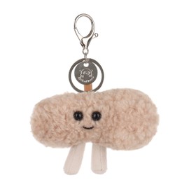 Apricot Lamb Fresh Peanut Soft Cuddly Keychain, Plush Toys Stuffed Keychain for Kids’ Backpack, Purse, 4 Inches