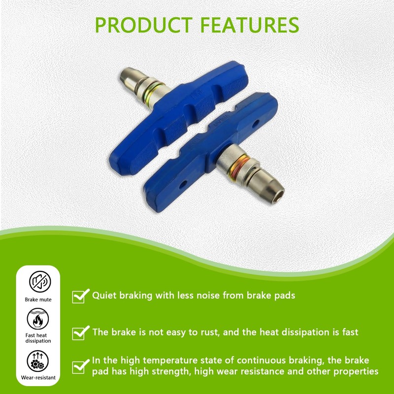 EPLZON V-Brake Brake Pads 70 mm Brake Pad Set Bicycle
