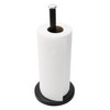 Premier Housewares Black Kitchen Roll Holder Free Standing | Stylish