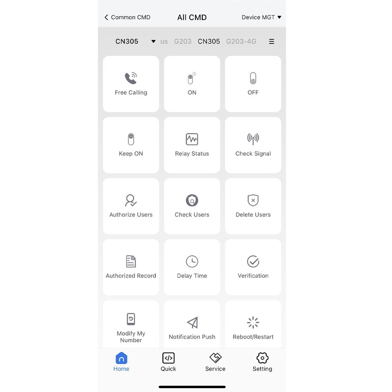 G203 GSM Gate Opener 3G 4G Garage Door Access Remote