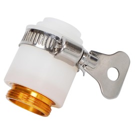 Faucet Shower Foamer Adapter 0.5 - 0.9 inches (13 - 23 mm) Pipe Diameter Conversion M22*1 Screw Spout Tip Joint (1, 13-23mm Convert M22*1)