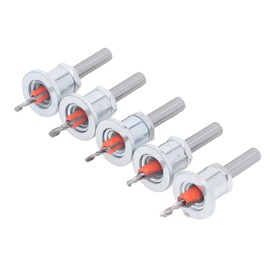 Countersink Drill Bit Set Combo Tool 5Pcs Wood Bits Screw Step Drill Hole Drill Screws Self Tapping Utensil Alloy Head Drilling Bit Tool Tool Stepped Drill Bit Pagoda Drill