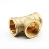 DOJA Barcelona Brass T-Piece Tee Fitting, 3/8" for Irrigation &
