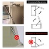 ZFYQ Hydraulic Gas Struts, 200N/20kg Lift Up Stay Support Hinge