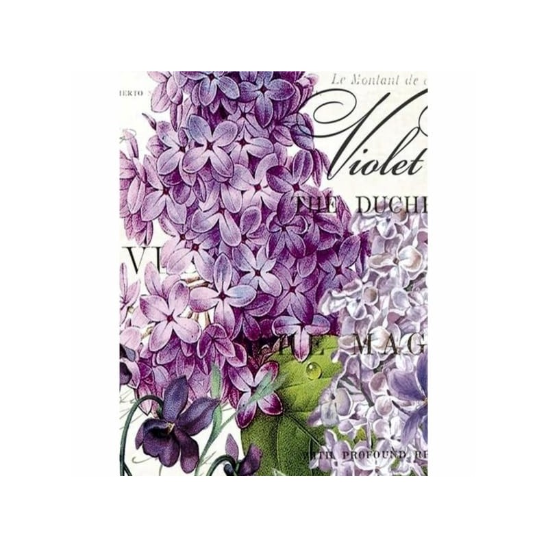 Lilac Theme Rice Paper, 8 x 10.5 inch - 6
