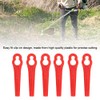 Annadue 40Pcs Plastic Cutters Blades Replacement for Cordless Grass Trimmer