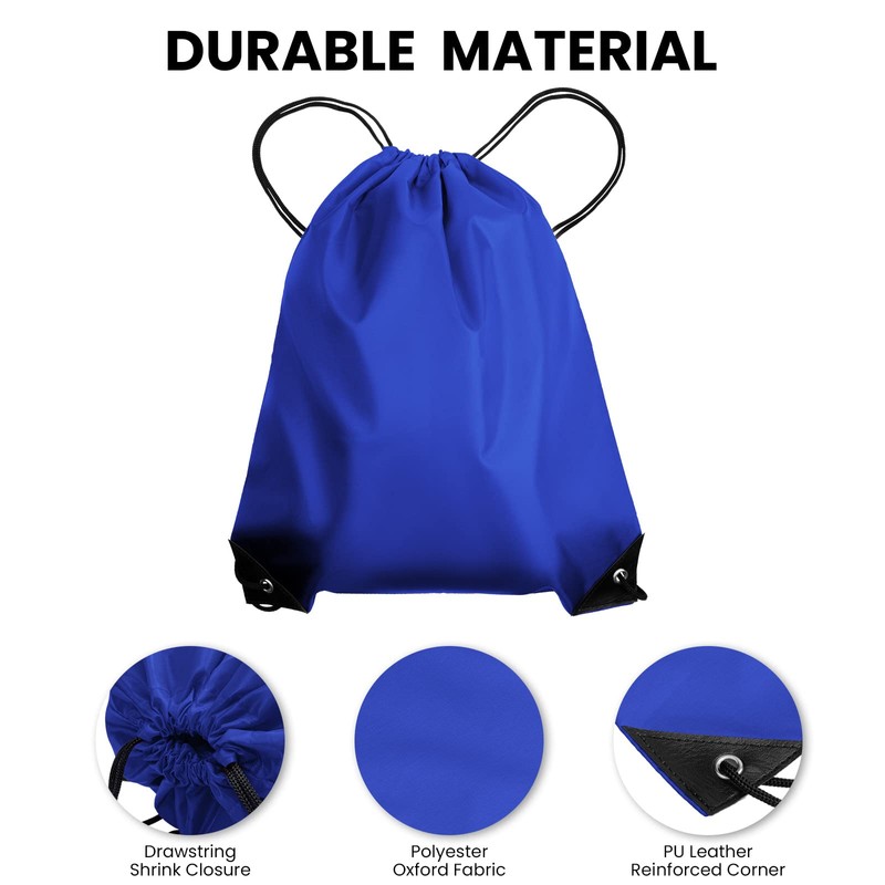 AKHTART Drawstring Bags, Unisex Swimming Bag, Large PE Bag, Sports