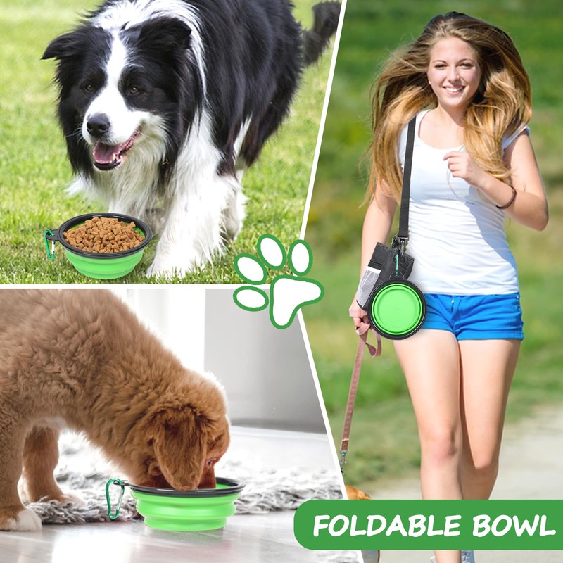 RINWUNS Dog Treat Pouch Pet Training Kit - Silicone Treat