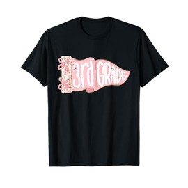 Coquette Pennants Flag 3rd Grade Back To School Third Grade T-Shirt