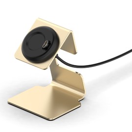 SMYAOSI Watch Rack Watch Charging Holder for Garmin Venu 3S/Venu 3/Vivoactiv 5, Watch Base easel stand for display Smart Watch Charging Mount for Garmin Tactix7 Amoled/Epix Pro (Gold)