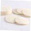 FRCOLOR 15pcs Natural Loofah Face Exfoliating Scrubber Pads Control Suitable
