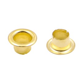 250 Pcs NUZAMAS Metal Eyelet Round Eyelet for Binding Metal Retainer Hole Slot Puncher Paper Card Single Hole Punch Binding Retainers Supplies for Home Office School