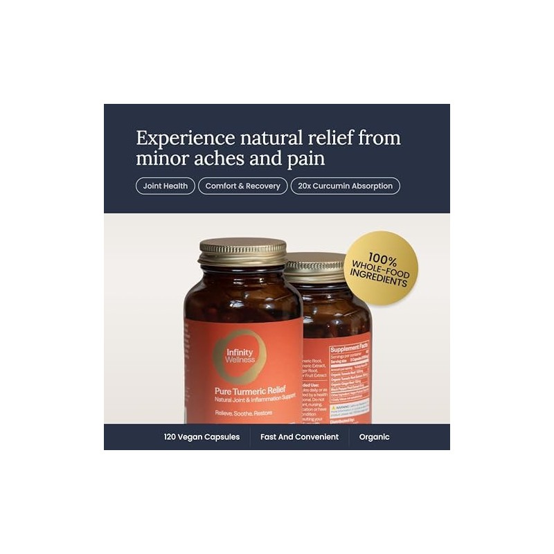 Cápsulas De Cúrcuma Infinity, Suplemento De Curcumina De Alta Potencia,