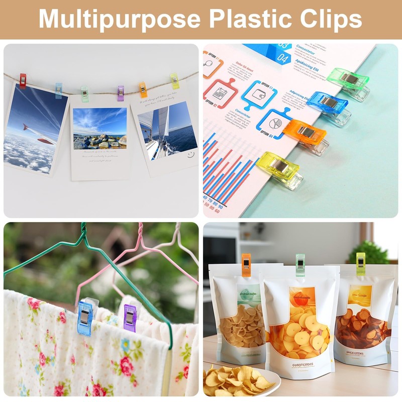 Sewing Clips - 40 Pcs Fabric Sewing Clips Plastic Wonder