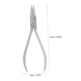 COHEALI Stainless Steel Eyeglass Repair Pliers Frame Tool for Glasses Nose Pad Repair Compact Portable Optical Hand Tool for Precise Eyewear Maintenance