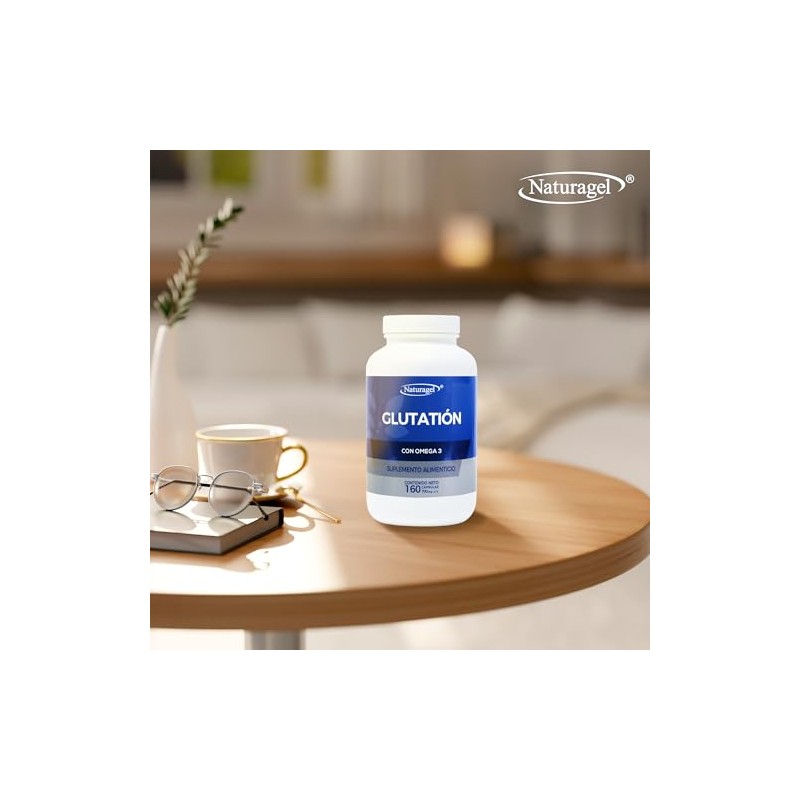 GLUTATION | Naturagel Glutation con Omega 3 | Antioxidante Celular