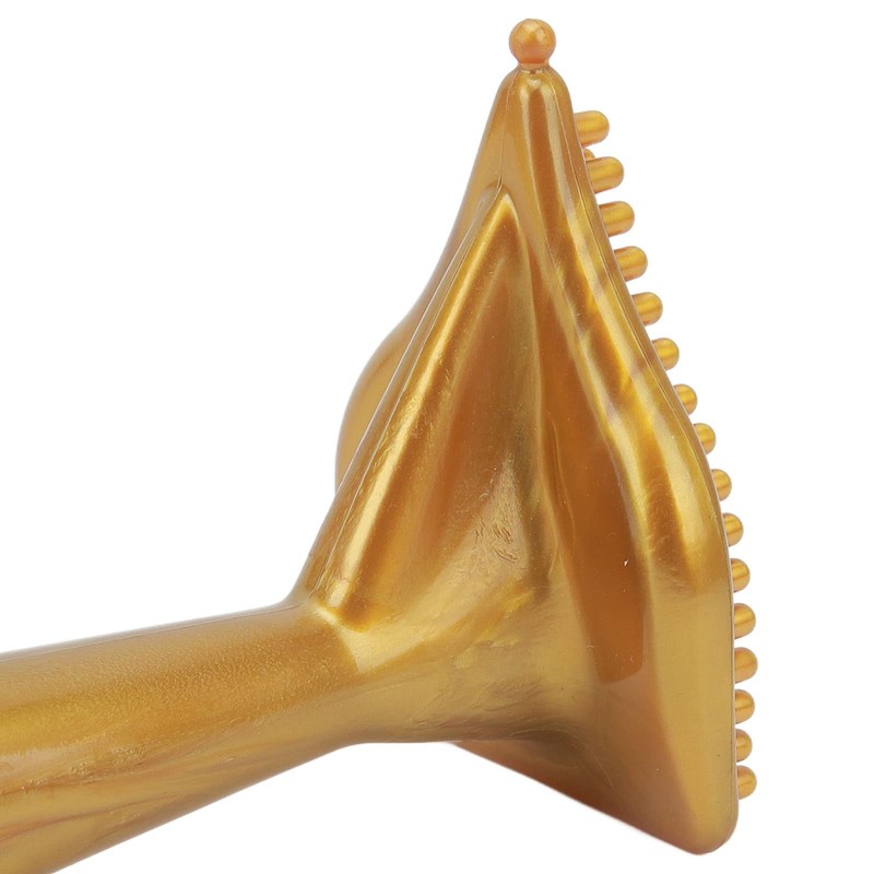 Triangle Meridians Massage Brush Handheld Magnetic Meridians Brush Shaping Scrub