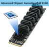 M.2 to SATA 3.0 Adapter [6-Port], RIITOP M.2 NVMe to