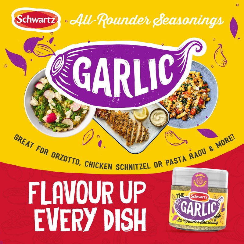Schwartz All Rounder Garlic Seasoning, 100g