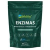 Wellthy Enzimas Digestivas 90 Cápsulas. Reforzado con Prebioticos y Probioticos.