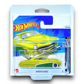 Hot Wheels Hirohata Merc (Light & Dark Green) 5/5 Rod Squad - 2024-143/240 (Short Card) - includes a KLAS Car Keeper Protector Case - HTD66
