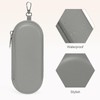 Huvon Double Eyeglasses Case, Dual Glasses Sunglasses Organizer with Zipper