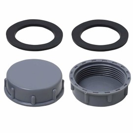 2 Pack Kitchen Sink Waste Pipe Blanking Cap 45mm for Washing Machine Plumbing Fittings Female Thread Appliance Trap Blanking Cap & Washer Stop Ends for Sealing Joints & Pipes