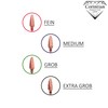Corintian Nail Cutter Attachment Carbide Flame Bit Fine Extra Coarse