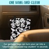 KXWQTRDD Car Garbage Bag Cute Black Panda Drawstring Car Trash