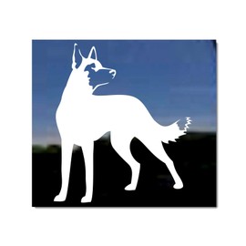Belgian Malinois Dog Vinyl Window Auto Decal Sticker