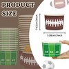 gisgfim Football Party Snack Bowls Supplies for 50 Guests Disposable