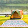 AISPARKY Beach Blanket Waterproof Sandproof, Oversized Large Beach Mat 79"