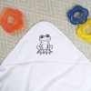 Azeeda 'Lovely Frog' Baby Hooded Towel (HT00026604)