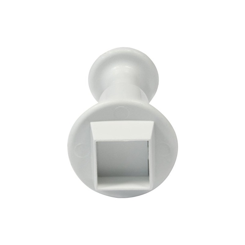 PME MS159 Square Plunger Cutter, Medium Size, 10 mm, White