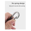 NC Titanium Carabiner Key Clip,EDC Key Ring Loop Hook，Titanium Car
