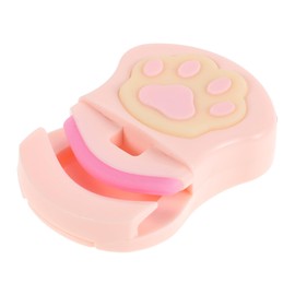 OHPHCALL Cute Cat Paw Design Eyelash Curler Portable Lash Perming Tool for Women Safe Lash Curler for Travel and Daily Use