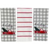 Holiday Christmas Kitchen Towels Pot Holder Set: Bring Home The