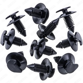 Rexka 10pcs Door Panel Retainer Clip 6033862 Compatible with Chrysler Jeep Wrangler YJ, Jeep CJ7, Jeep CJ8 Scrambler