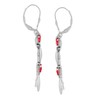 American West Jewelry Genuine Red Coral Sterling Silver Squash Blossom