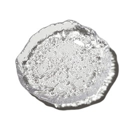 FUPUONE Jewelry Tray, Glass, Transparent, Accessory Holder, Scandinavian Style (Small Glass Plate, 3.1 inches (8 cm)