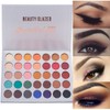 Beauty Glazed Eyeshadow Palette and Makeup Brushes, Matte Shimmer Eye